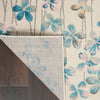 Tranquil TRA04 Ivory Area Rug by Nourison Corner Image