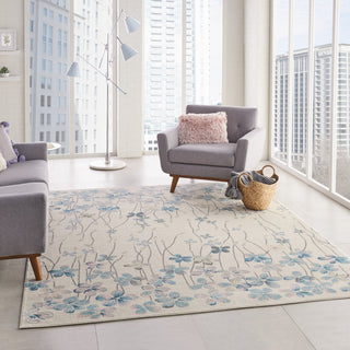 Tranquil TRA04 Ivory Area Rug by Nourison Room Image Feature