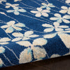 Tranquil TRA04 Navy Area Rug by Nourison Corner Image