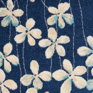 Tranquil TRA04 Navy Area Rug by Nourison Swatch Image