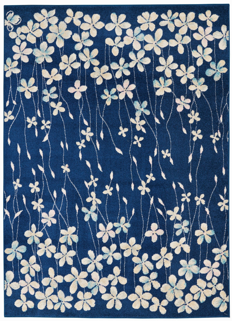 Tranquil TRA04 Navy Area Rug by Nourison main image