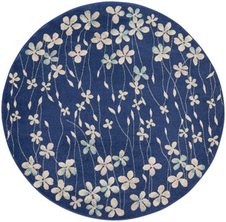 Tranquil TRA04 Navy Area Rug by Nourison Main Image