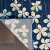 Tranquil TRA04 Navy Area Rug by Nourison Corner Image