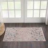 Tranquil TRA04 Pink Area Rug by Nourison Corner Image