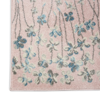 Tranquil TRA04 Pink Area Rug by Nourison Texture Image