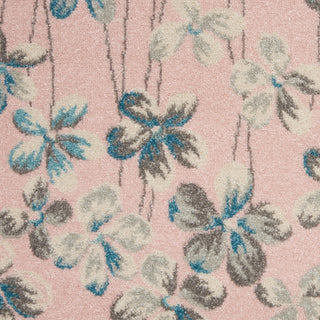 Tranquil TRA04 Pink Area Rug by Nourison Swatch Image