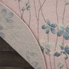 Tranquil TRA04 Pink Area Rug by Nourison Corner Image