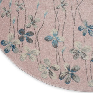 Tranquil TRA04 Pink Area Rug by Nourison Texture Image