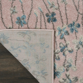 Tranquil TRA04 Pink Area Rug by Nourison Corner Image