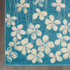 Tranquil TRA04 Turquoise Area Rug by Nourison Detail Image
