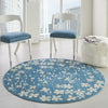 Tranquil TRA04 Turquoise Area Rug by Nourison Room Image Feature