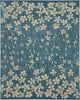 Tranquil TRA04 Turquoise Area Rug by Nourison main image