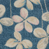Tranquil TRA04 Turquoise Area Rug by Nourison Swatch Image