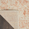 Nourison Tranquil TRA05 Ivory/Pink Area Rug Corner Image