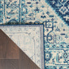 Tranquil TRA06 Ivory/Navy Area Rug by Nourison Corner Image