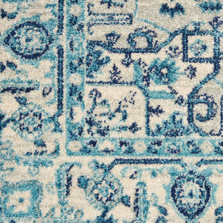 Tranquil TRA06 Ivory/Navy Area Rug by Nourison Swatch Image
