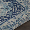 Tranquil TRA06 Ivory/Navy Area Rug by Nourison Corner Image