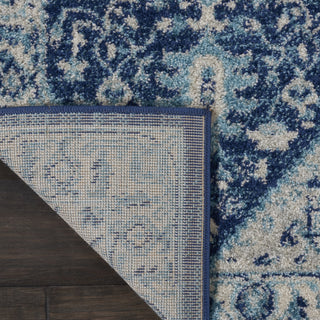 Tranquil TRA06 Ivory/Navy Area Rug by Nourison Corner Image