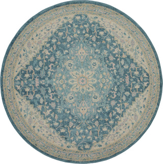 Tranquil TRA07 Ivory/Turquoise Area Rug by Nourison main image
