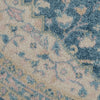 Tranquil TRA07 Ivory/Turquoise Area Rug by Nourison Swatch Image