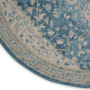 Tranquil TRA07 Ivory/Turquoise Area Rug by Nourison Texture Image