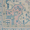 Tranquil TRA07 Ivory/Turquoise Area Rug by Nourison Swatch Image