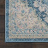 Tranquil TRA07 Ivory/Turquoise Area Rug by Nourison Detail Image