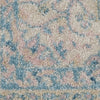 Tranquil TRA07 Ivory/Turquoise Area Rug by Nourison Swatch Image