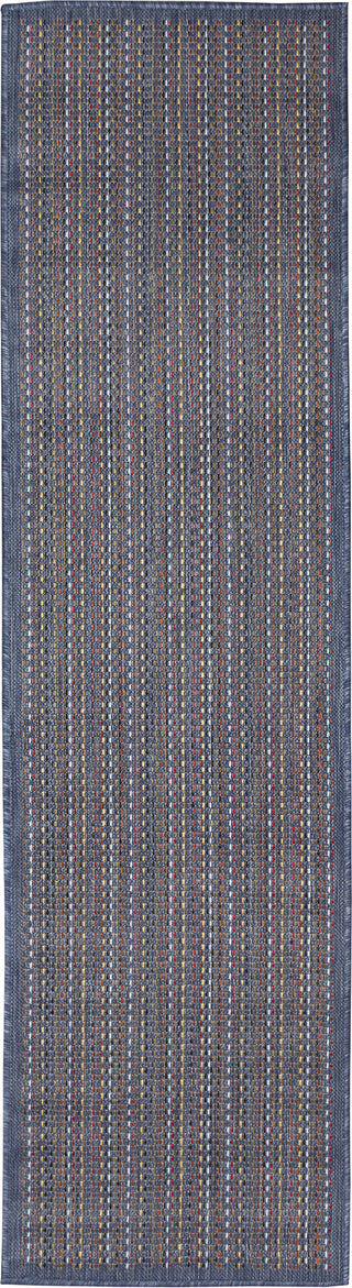 Trans Ocean Avena 7463/33 Texture Denim Area Rug Runner Image