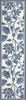 Trans Ocean Capri 1734/03 Floral Vine Blue Area Rug Runner Image