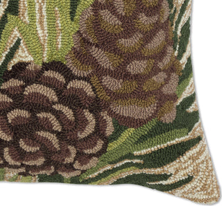 Trans Ocean Ravella 2307/12 Forest Border Natural Area Rug Corner Image