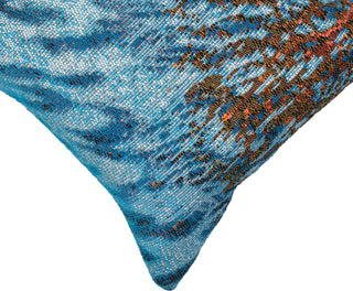 Trans Ocean Marina 8079/04 Coral Area Rug Corner Image