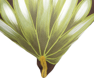 Trans Ocean Visions II Palm Fan Brown by Liora Manne 