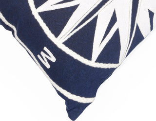 Trans Ocean Visions II Compass Navy by Liora Manne 