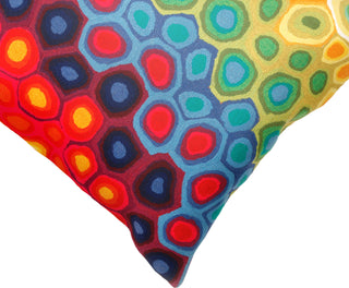 Trans Ocean Visions III Pop Swirl Red by Liora Manne 