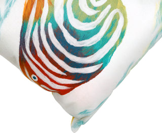 Trans Ocean Visions III Rainbow Fish Green by Liora Manne 