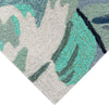 Trans Ocean Capri Palm Leaf Blue Area Rug by Liora Manne 