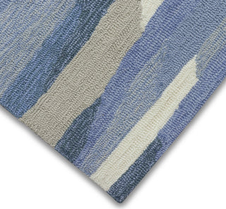 Trans Ocean Capri 1725/23 Cloud Soft Blue Area Rug Corner Image