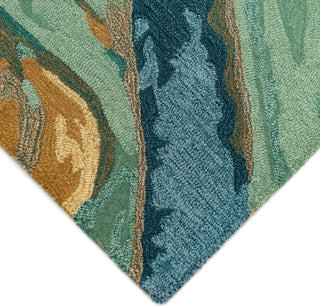 Trans Ocean Corsica 9149/03 Panorama Blue Area Rug by Liora Manne 
