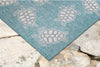 Trans Ocean Carmel 8413/04 Seaturtles Blue Area Rug by Liora Manne 