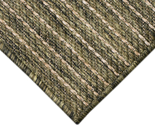 Trans Ocean Carmel 8422/06 Texture Stripe Green Area Rug by Liora Manne 