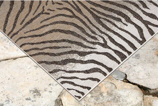 Trans Ocean Carmel 8431/12 Zebra Beige Area Rug by Liora Manne 