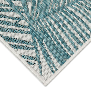 Trans Ocean Carmel 8439/04 Palm Blue Area Rug by Liora Manne 