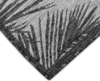 Trans Ocean Carmel 8474/48 Fronds Black Area Rug by Liora Manne 