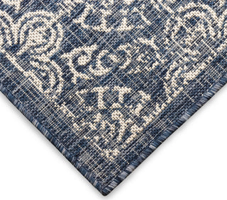 Trans Ocean Carmel 8476/33 Antique Tile Navy Area Rug by Liora Manne 