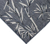 Trans Ocean Carmel 8488/33 Bamboo Border Navy Area Rug Corner Image