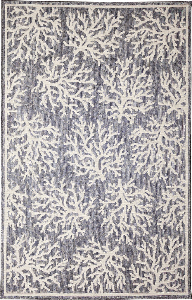 Trans Ocean Cove 6736/03 Coral Blue Area Rug main image