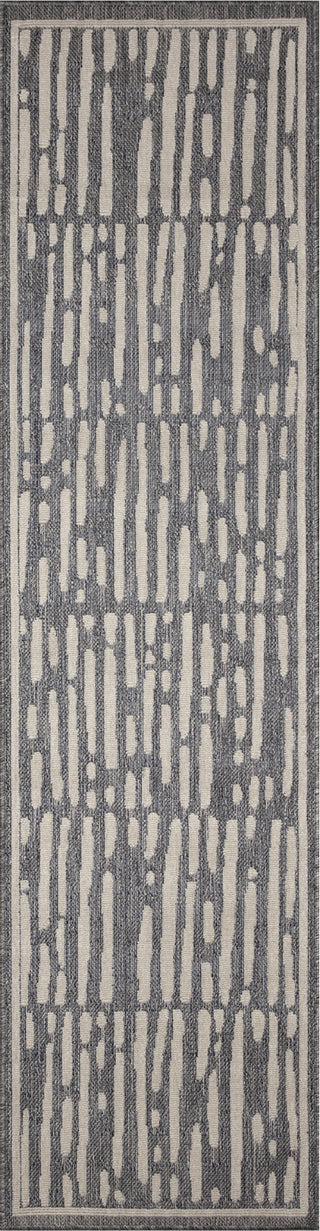 Trans Ocean Cove 6739/03 Bamboo Blue Area Rug Runner Image