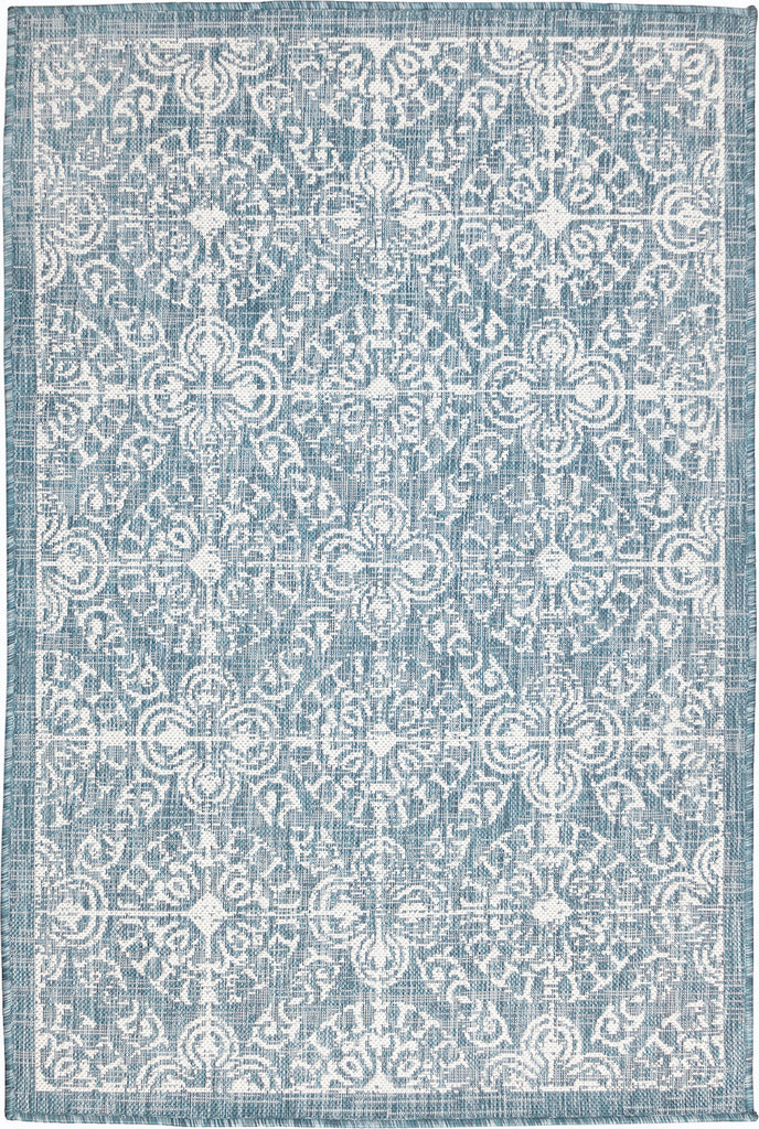 Trans Ocean Carmel 8476/04 Antique Tile Aqua Area Rug main image