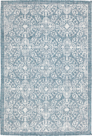 Trans Ocean Carmel 8476/04 Antique Tile Aqua Area Rug main image